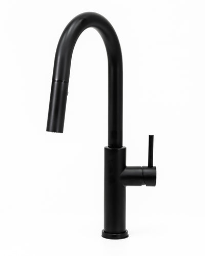 Cameo Pull-Down Kitchen Faucet (Matte Black)