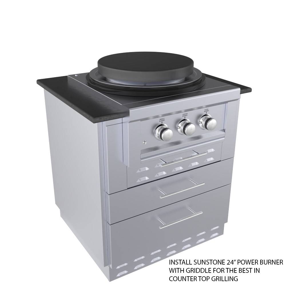 Sunstone 30"Kamado Base Cabinet