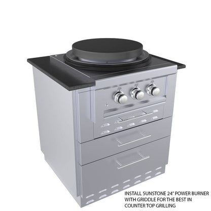 Sunstone 30"Kamado Base Cabinet