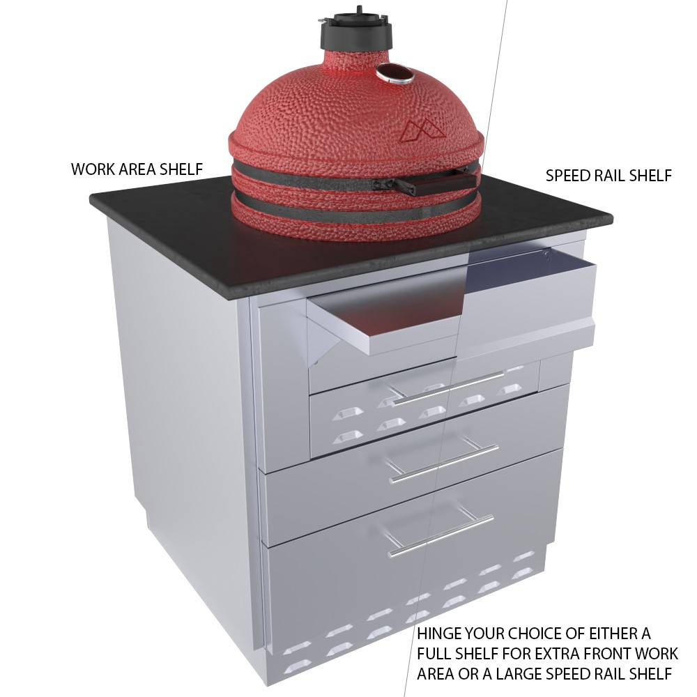 Sunstone 30"Kamado Base Cabinet