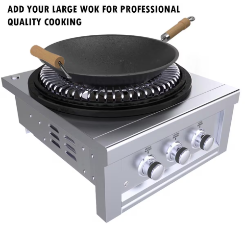 Sunstone 24" Cirque Power Burner & Flat Top Griller - COMBO