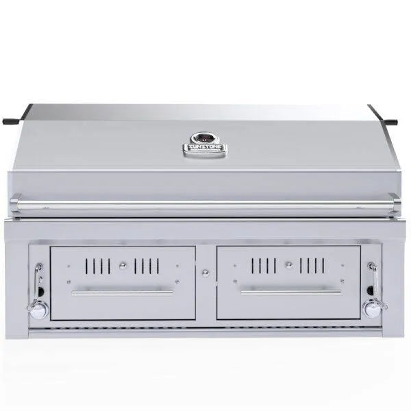 Sunstone Emerald Series 42" Gas-Hybrid Dual Zone Charcoal/Wood Burning Grill