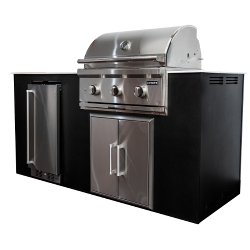 Coyote 6-Foot Outdoor Kitchen Island