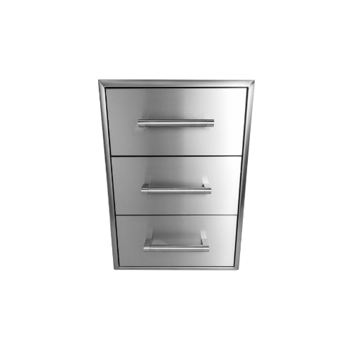 Coyote 3-Drawer Outdoor Storage Cabinet – C3-3DC