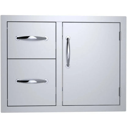 Sunstone Classic Series 30" Double Drawer & Door Combo w/Removable Support Frame