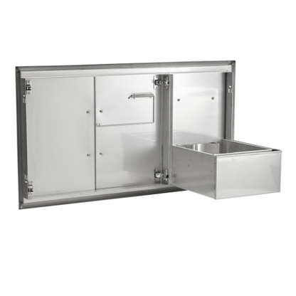 Coyote 31" Combo Storage Unit with Pull-Out Drawer (C3-CDPOD)