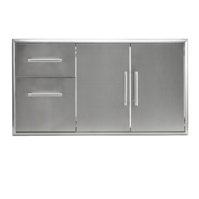 Coyote 20" Combo Storage Unit – Double Access Door + 2 Drawers (C3-CD2DC)