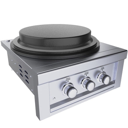 Sunstone 24" Solid Steel Cirque Griddle Burner