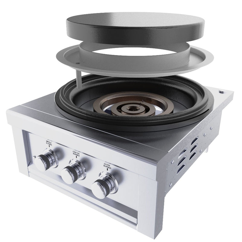 Sunstone 24" Solid Steel Cirque Griddle Burner
