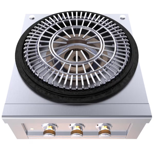 Sunstone 24" Cirque Power Burner & Flat Top Griller - Grate & Griddle Package