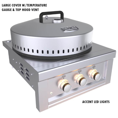 Sunstone 24" Cirque Power Burner & Flat Top Griller - COMBO