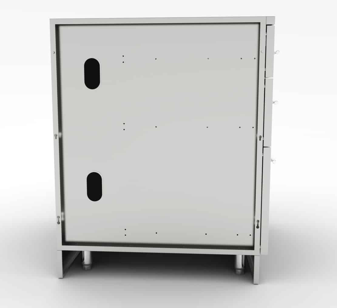Sunstone 18" Single Right Swing Door Base Cabinet w/Shelf & Top Drawer