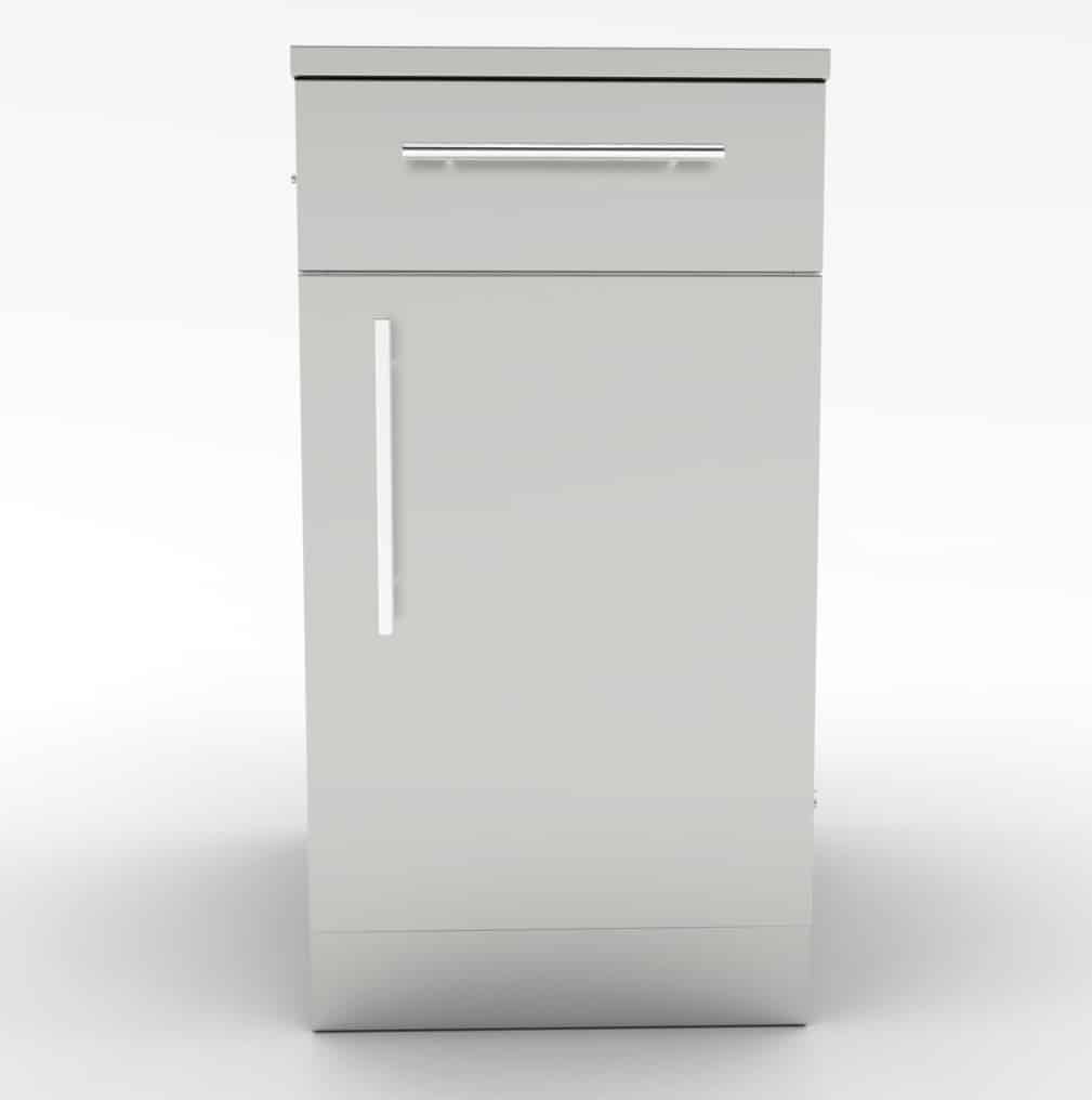 Sunstone 18" Single Right Swing Door Base Cabinet w/Shelf & Top Drawer