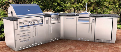 Sunstone 18" Trash Drawer Cabinet w/Two Trash Bins