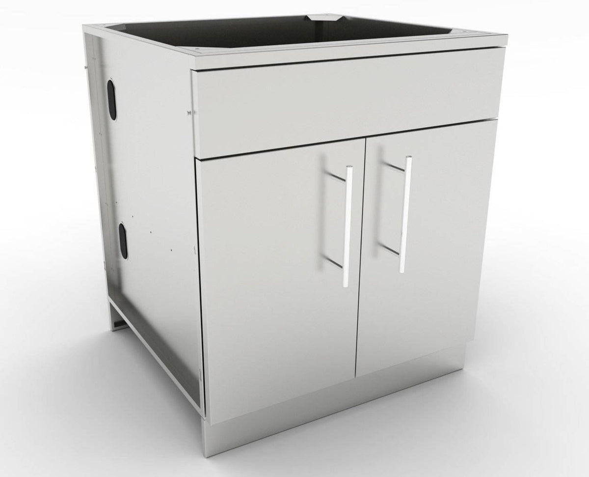 Sunstone 30" Double Door Cabinet w/Shelf & Reversible Top Drawer or False Panel