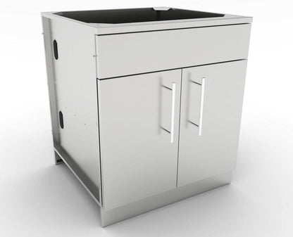 Sunstone 30" Double Door Cabinet w/Shelf & Reversible Top Drawer or False Panel