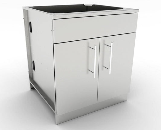 Sunstone 30" Double Door Cabinet w/Shelf & Reversible Top Drawer or False Panel