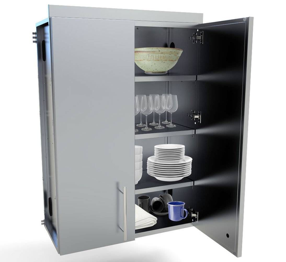 Sunstone 30" Full-Height Double Door Wall Cabinet w/Four Shelves