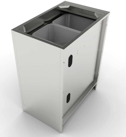 Sunstone 18" Trash Drawer Cabinet w/Two Trash Bins