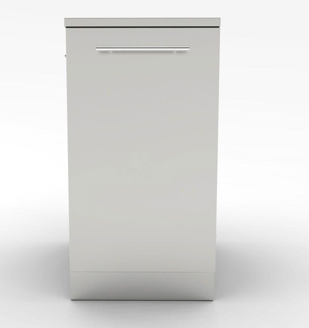 Sunstone 18" Trash Drawer Cabinet w/Two Trash Bins