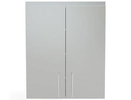 Sunstone 36" Full-Height Double Door Wall Cabinet w/Four Shelves