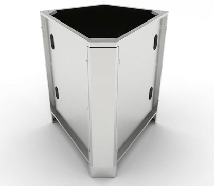 Sunstone 60° Corner Base Cabinet w/Bottom Utility Access