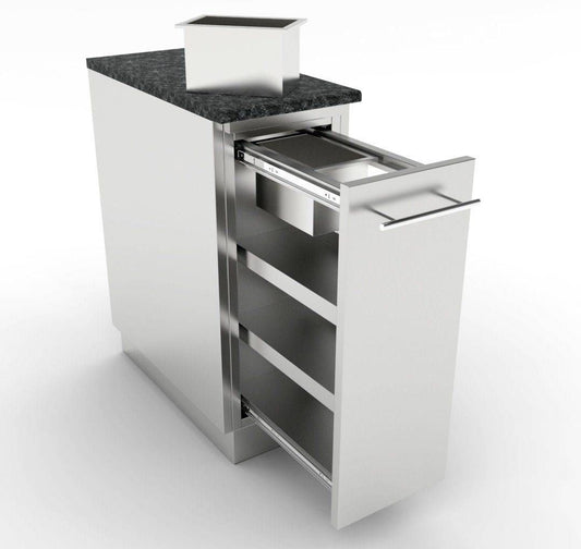 Sunstone 12" Spice Rack Drawer Cabinet w/Removable Bins