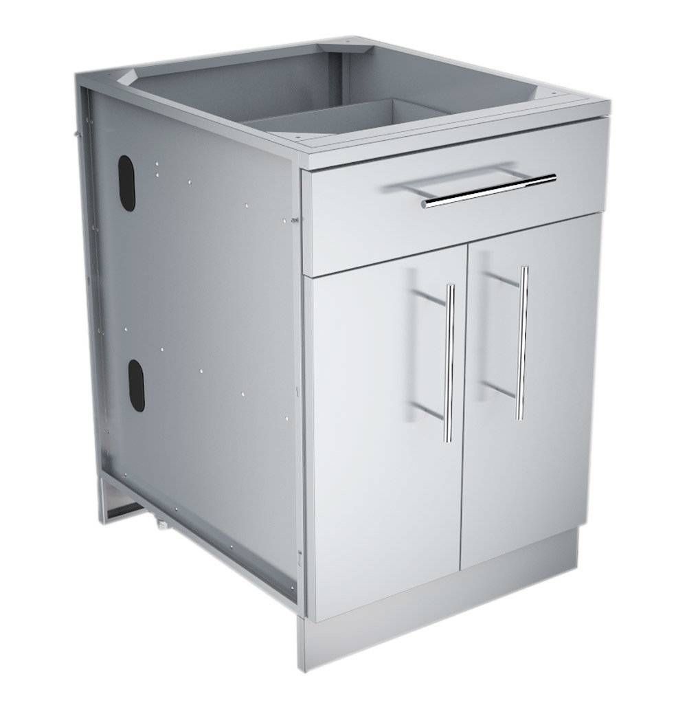 Sunstone 24" Double Door Cabinet w/Shelf & Reversible Top Drawer or False Panel