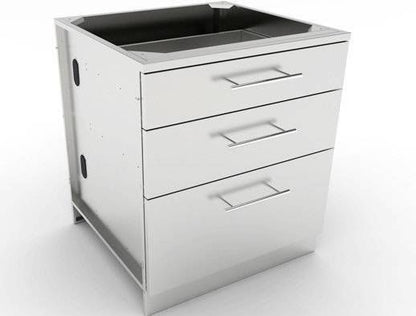 Sunstone 30" Large Triple Drawer Base Cabinet