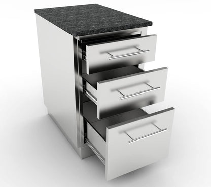 Sunstone 18" Triple Drawer Base Cabinet