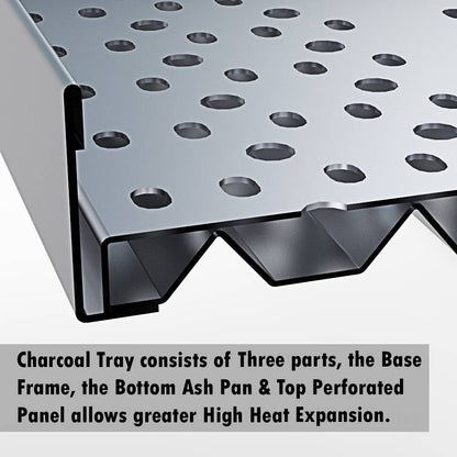 Sunstone 10" Wide Charcoal Tray Insert