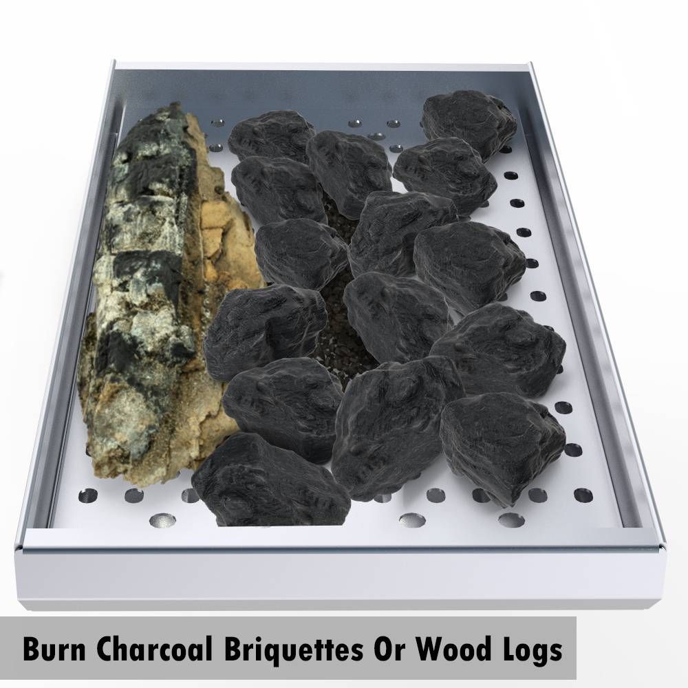 Sunstone 10" Wide Charcoal Tray Insert