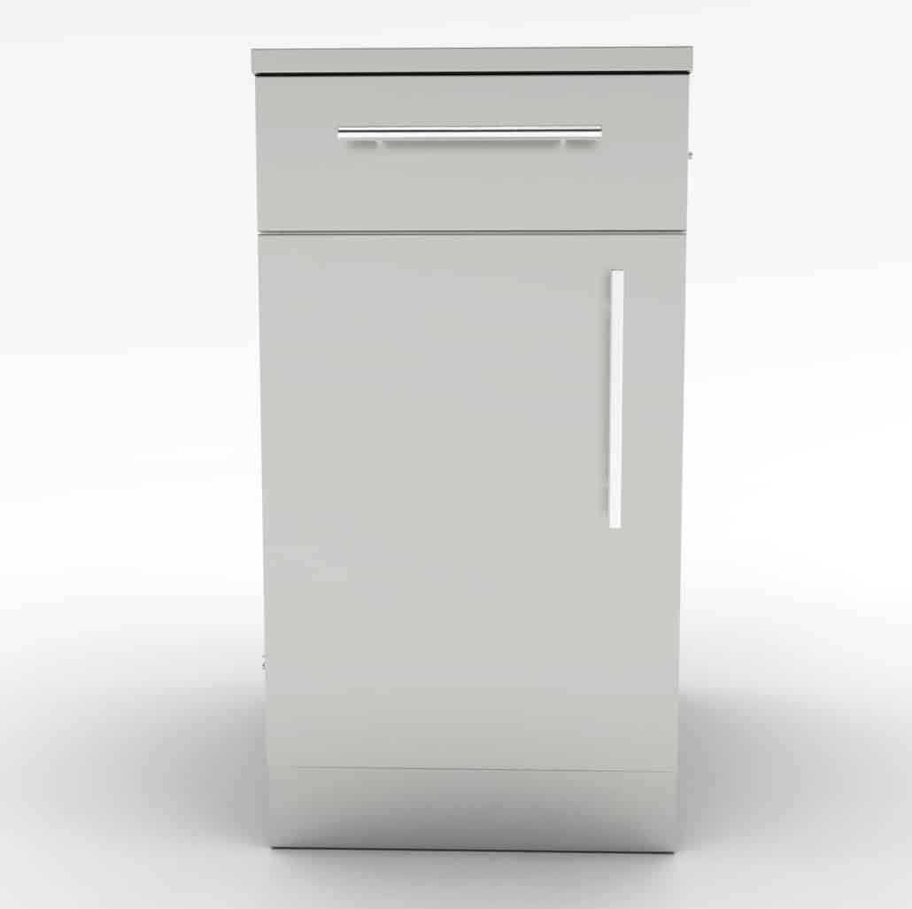 Sunstone 18" Single Left Swing Door Base Cabinet w/Shelf & Top Drawer