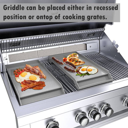 Sunstone 10" Wide Griddle Insert with Oil Reservoir
