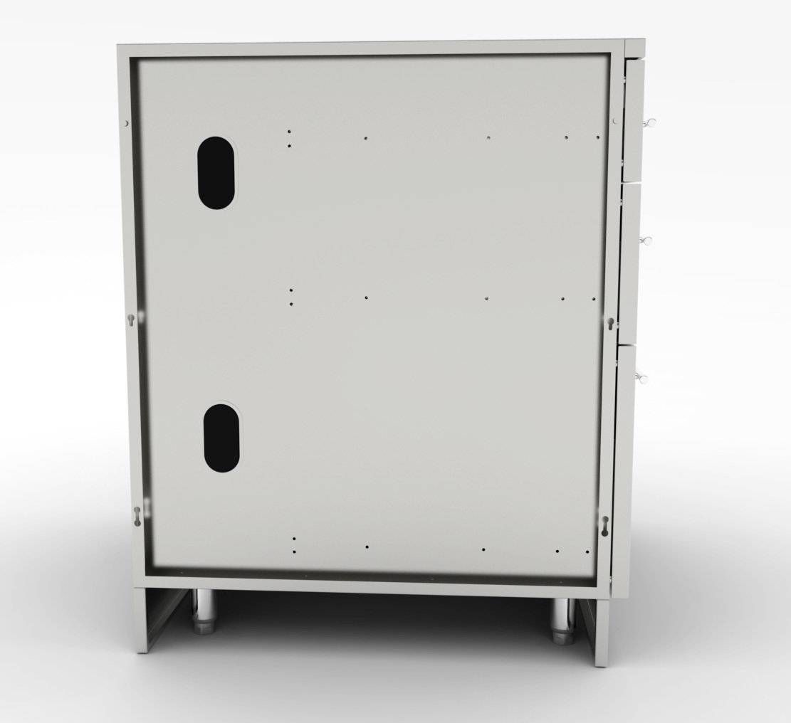 Sunstone 30" Large Triple Drawer Base Cabinet