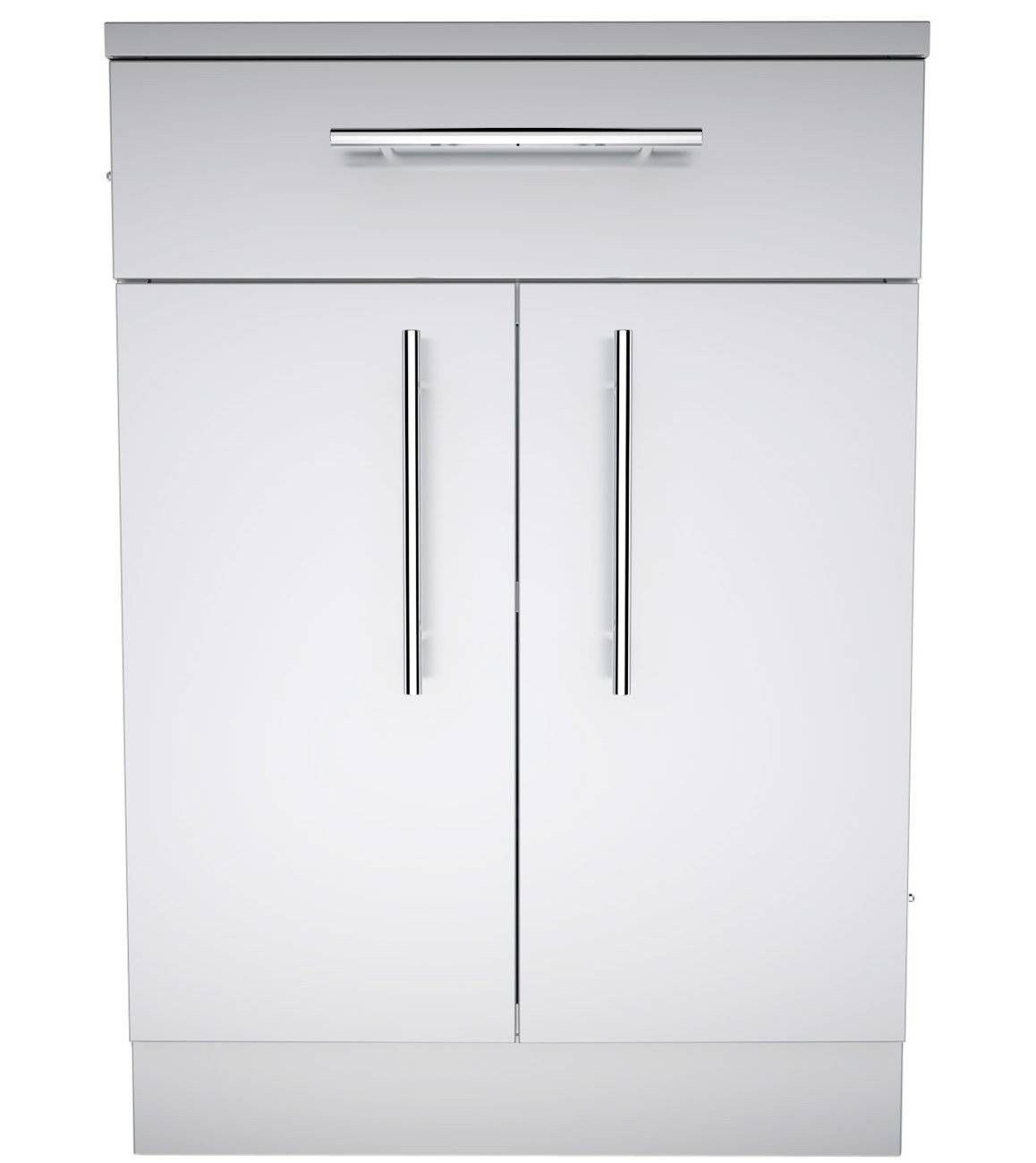 Sunstone 24" Double Door Cabinet w/Shelf & Reversible Top Drawer or False Panel
