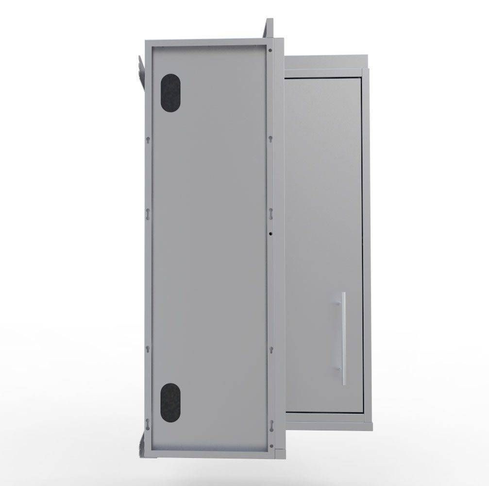 Sunstone 12"x12" Full-Height 360° Swivel Door Corner Cabinet w/Three Shelves