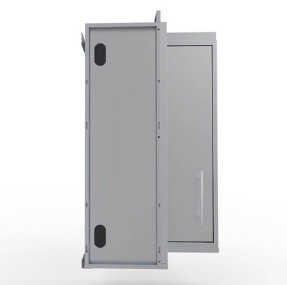 Sunstone 12"x12" Full-Height 360° Swivel Door Corner Cabinet w/Three Shelves
