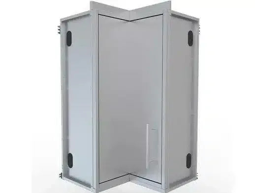 Sunstone 12"x12" Full-Height 360° Swivel Door Corner Cabinet w/Three Shelves