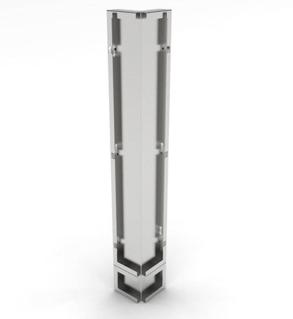 Sunstone 3"x3" 90° Spacer, Creates 60° Angle for Base Cabinet Island