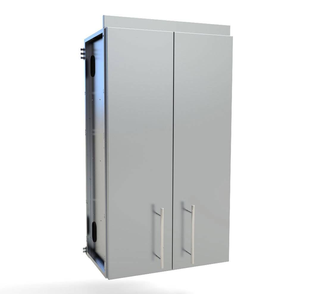 Sunstone 24" Full-Height Double Door Wall Cabinet w/Four Shelves