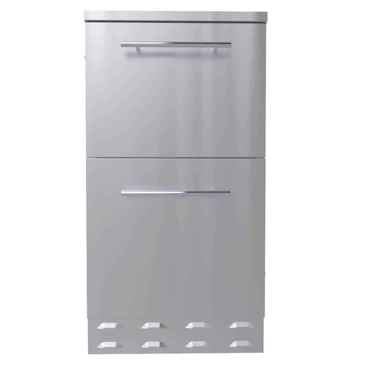 Sunstone 18" Combo Paper Towel/Cutlery Drawer w/Insulated Ice Chest