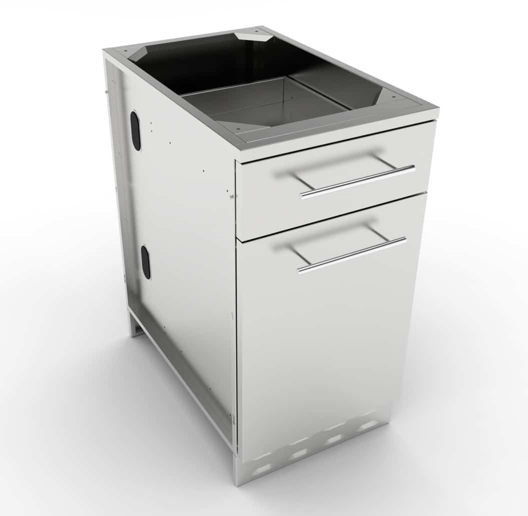 Sunstone 18" Combo Propane Tank/Trash Storage Drawer w/Top Utility Drawer
