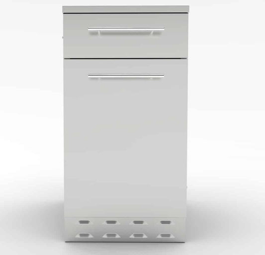 Sunstone 18" Combo Propane Tank/Trash Storage Drawer w/Top Utility Drawer