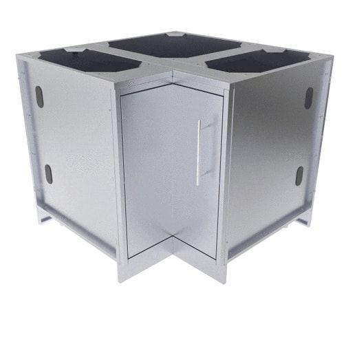 Sunstone 12"x12" 90° Corner Cabinet w/Lazy Susan Shelves