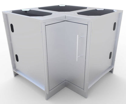 Sunstone 12"x12" 90° Corner Cabinet w/Lazy Susan Shelves
