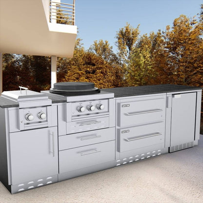 Sunstone 34" Double Warming Drawer Cabinet