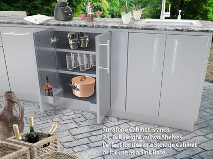 Sunstone 24" Full Double Door Base Cabinet