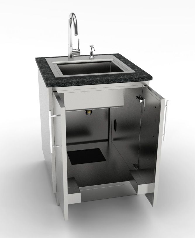 Sunstone 24" Full Double Door Base Cabinet
