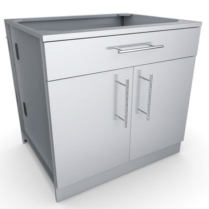 Sunstone 30" Double Door Cabinet w/Shelf & Reversible Top Drawer or False Panel